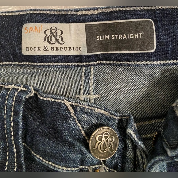 Men’s 30x34 Rock & Republic Slim Straight Jeans - Picture 10 of 10